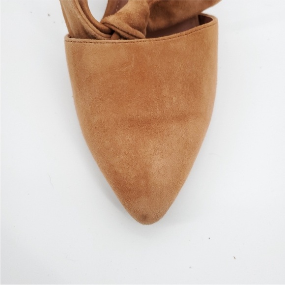 CHELSEA & VIOLET Molly Women's Suede Block Heel Mules - Picture 10 of 12